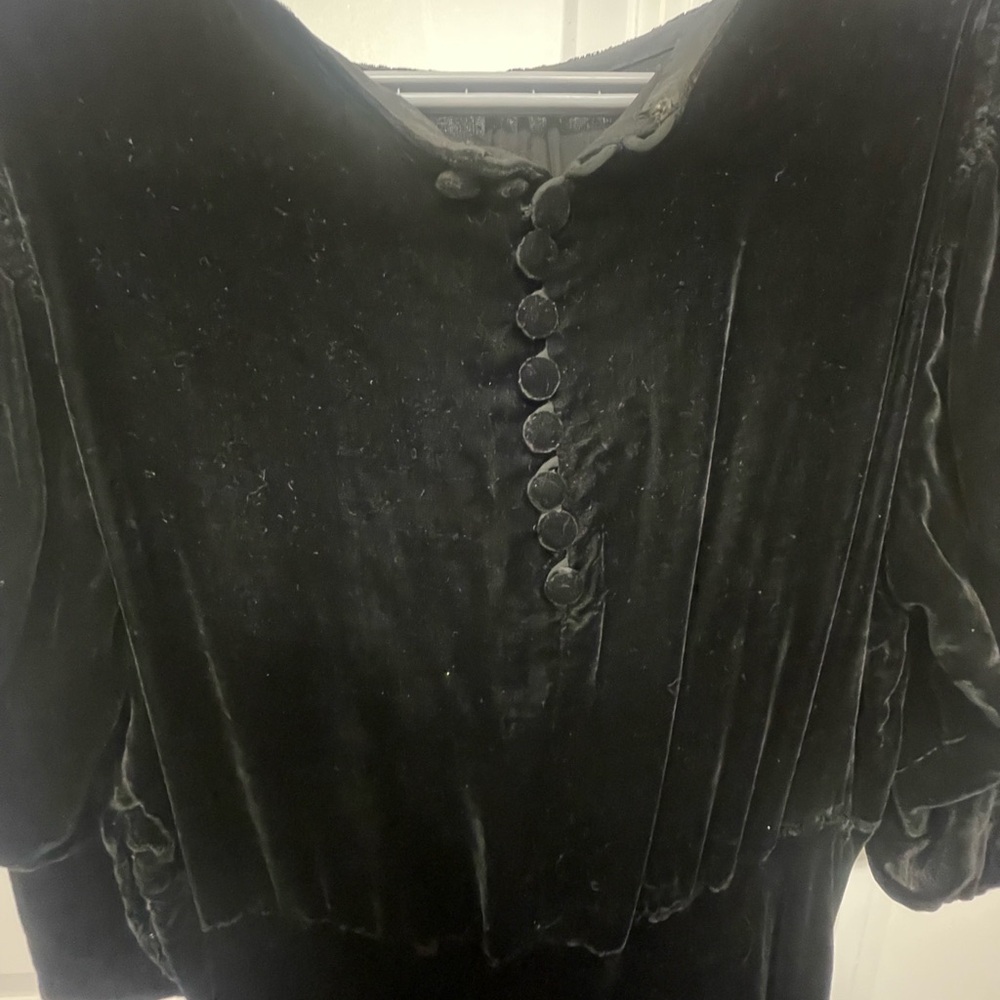 Vintage Velvet Dress - Picture 2 of 2